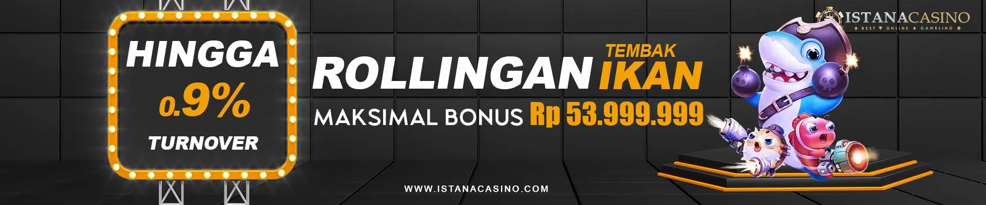 BONUS KOMISI ROLLINGAN TEMBAK IKAN ARCADE